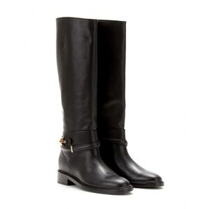 Balenciaga leather moto boots